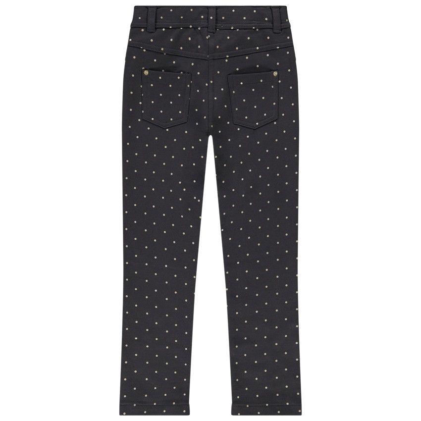 Pantalon skinny en molleton pour fille - Gris foncé