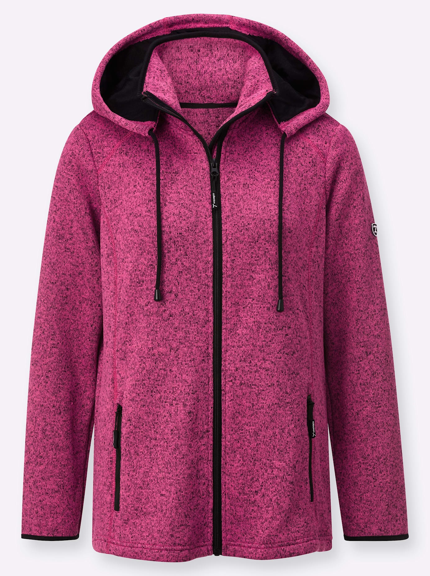 Casual Looks Fleecejacke mit Kapuze
