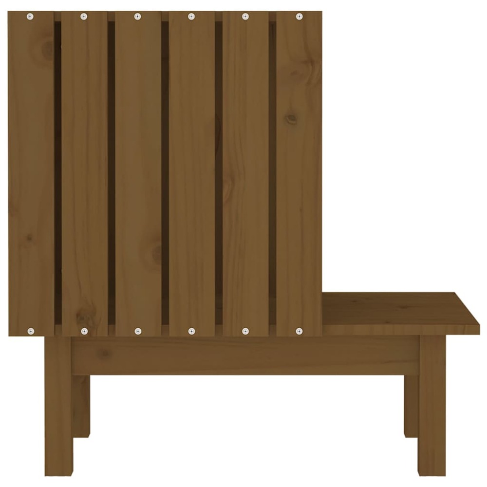 Maison pour chat marron miel 60x36x60 cm bois de pin massif