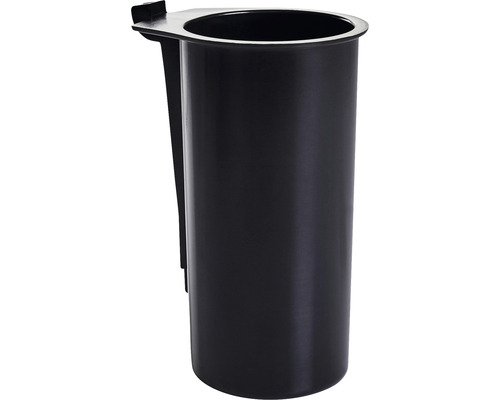 Opbergdoos voor lange onderdelen, industriële stijl, Ø 50 mm, 114 x 59 x 77 mm, zwart