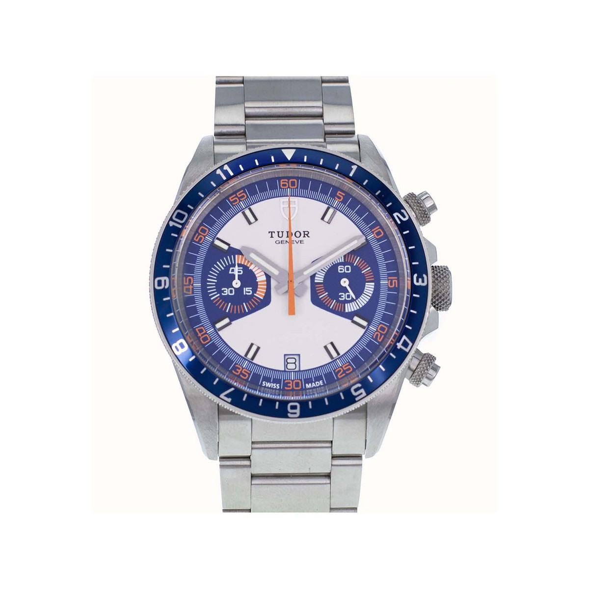 Montre d'occasion Tudor Héritage homme chronographe automatique acier