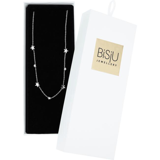 BiSjU Jewellery Ketting met Platte Schakel Silver Plated