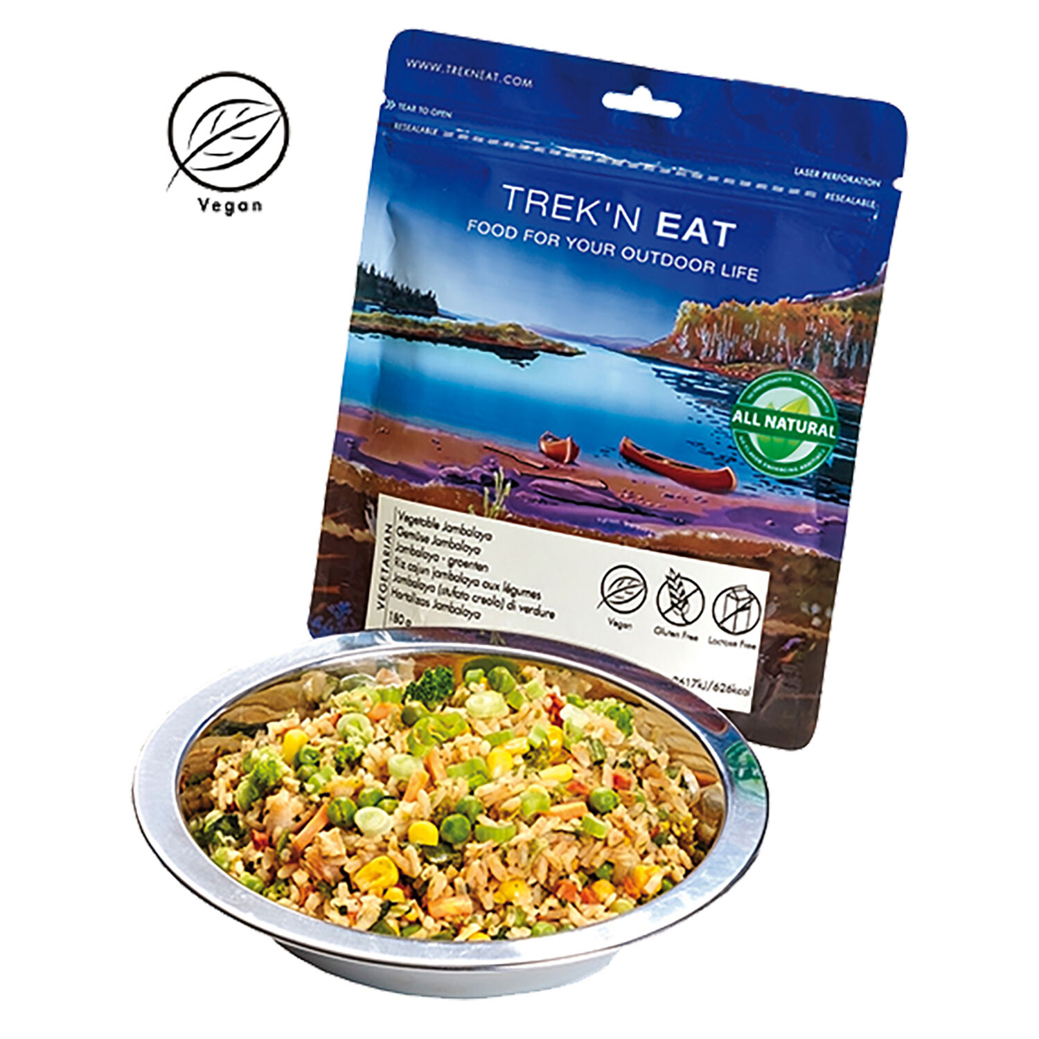 Trek N Eat Vegetable Jambalaya 180g