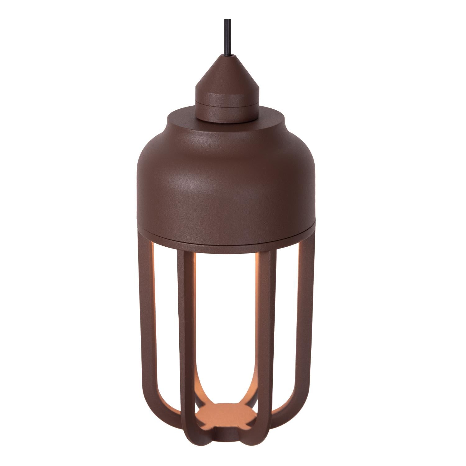 Lucide WELLS Hanglamp - Roest bruin