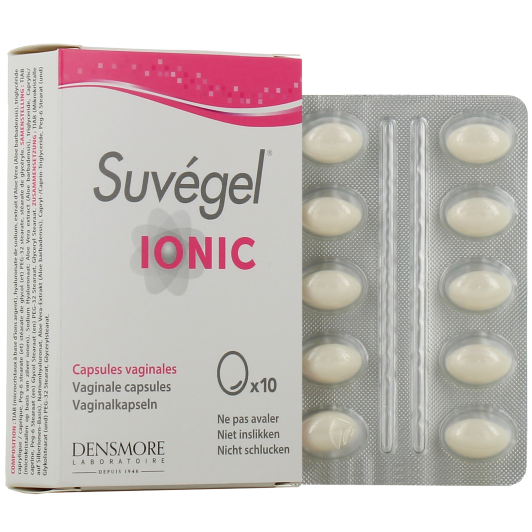 Capsules vaginales Densmore Suvégel Ionic