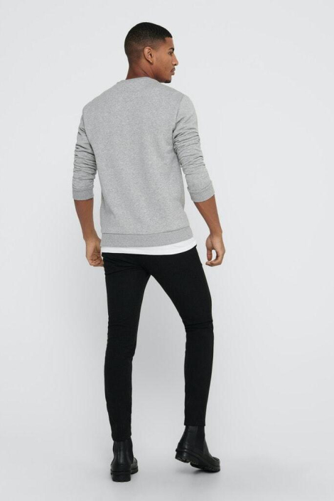 Only & Sons grijze heren trui