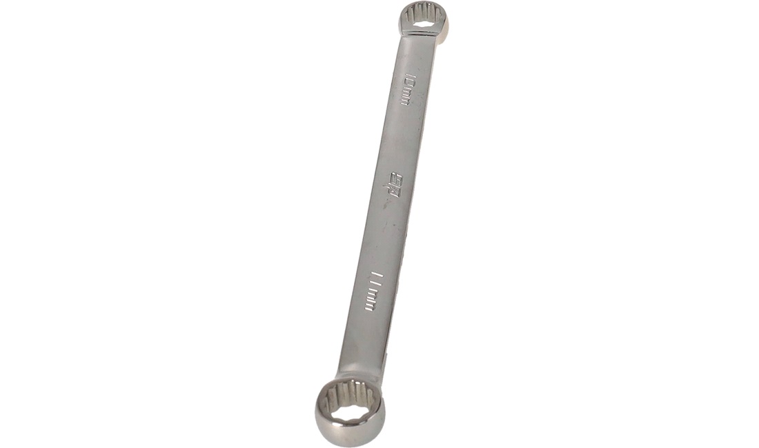 Ringnøgle 10x11mm 40grader - SP Tools