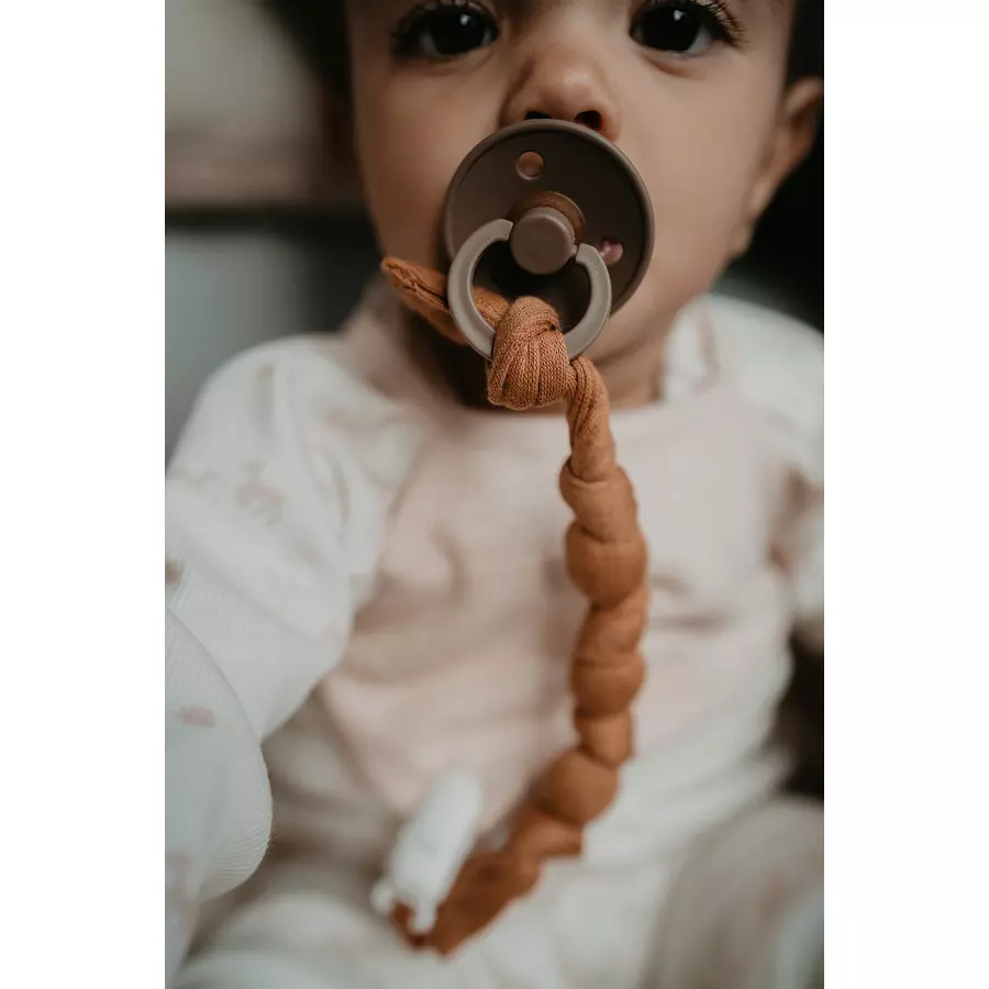 Snoozebaby Organic Schnullerband Toffee
