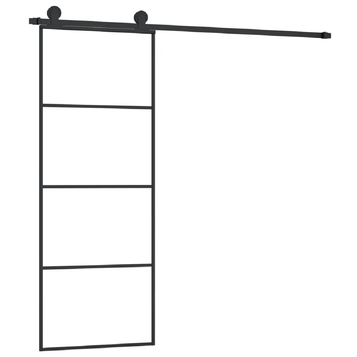 vidaXL 76x205 cm - Verre ESG