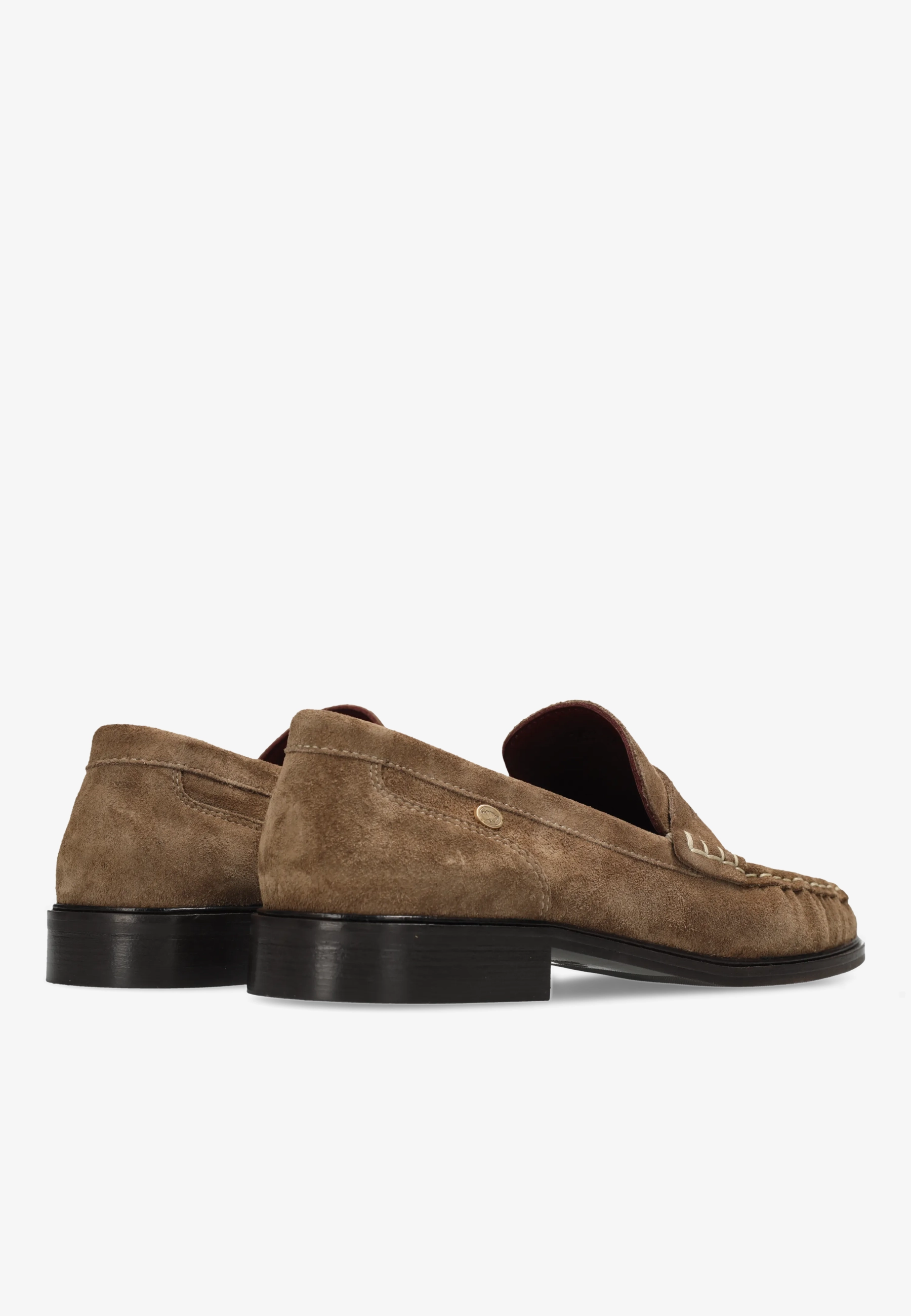BODIL BEAU Loafer suede Taupe