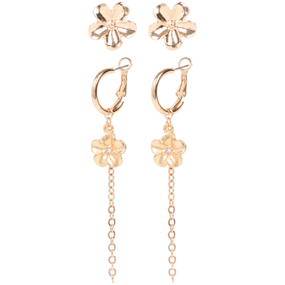 Bijoux en forme de fleurs