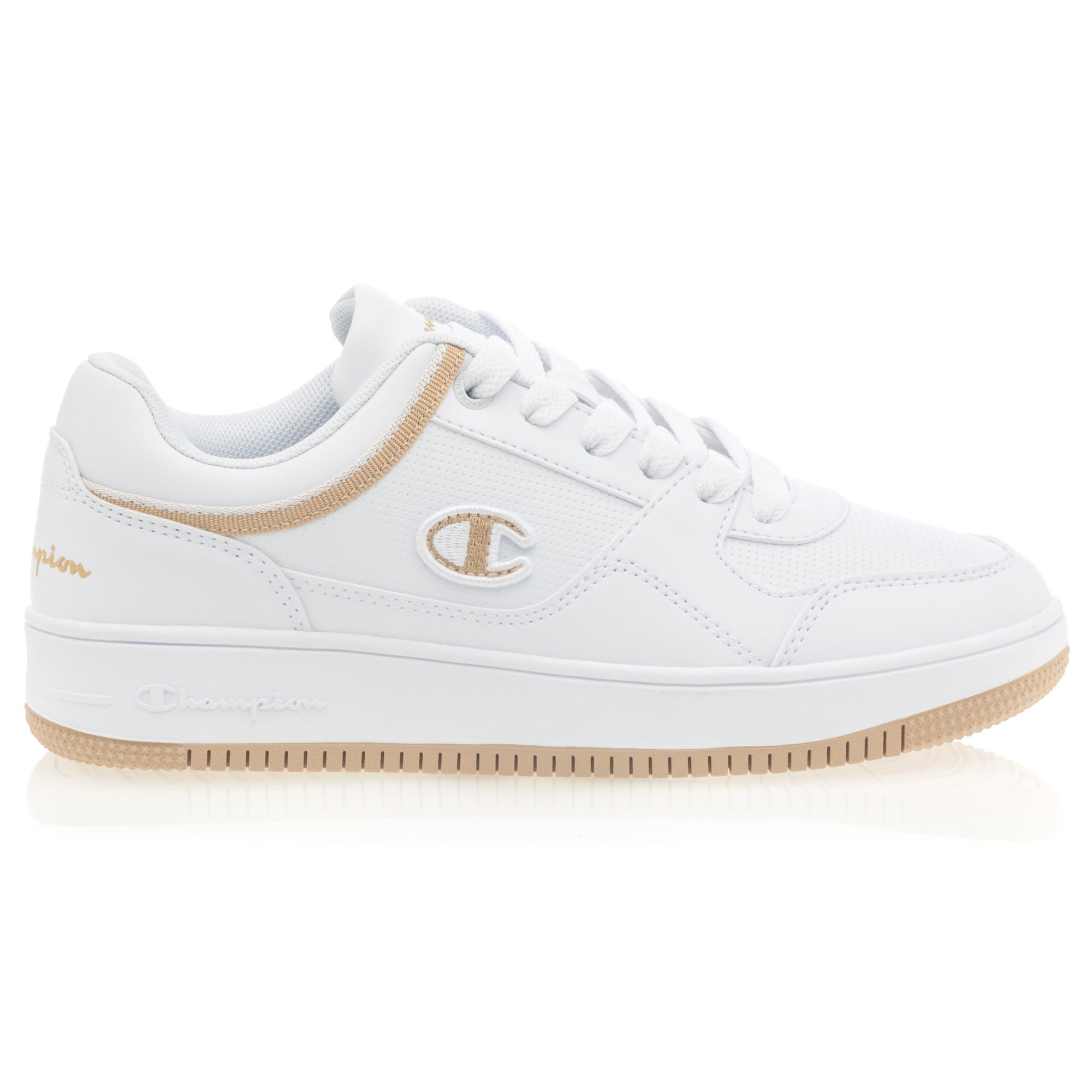 Sneakers Femme blanc/or