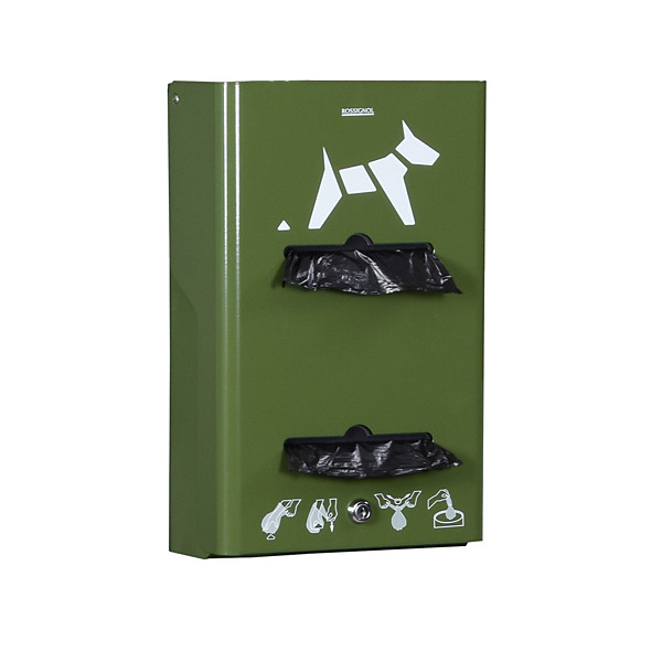 ROSSIGNOL Distributeur hygeca - 2 rouleaux - vert olive