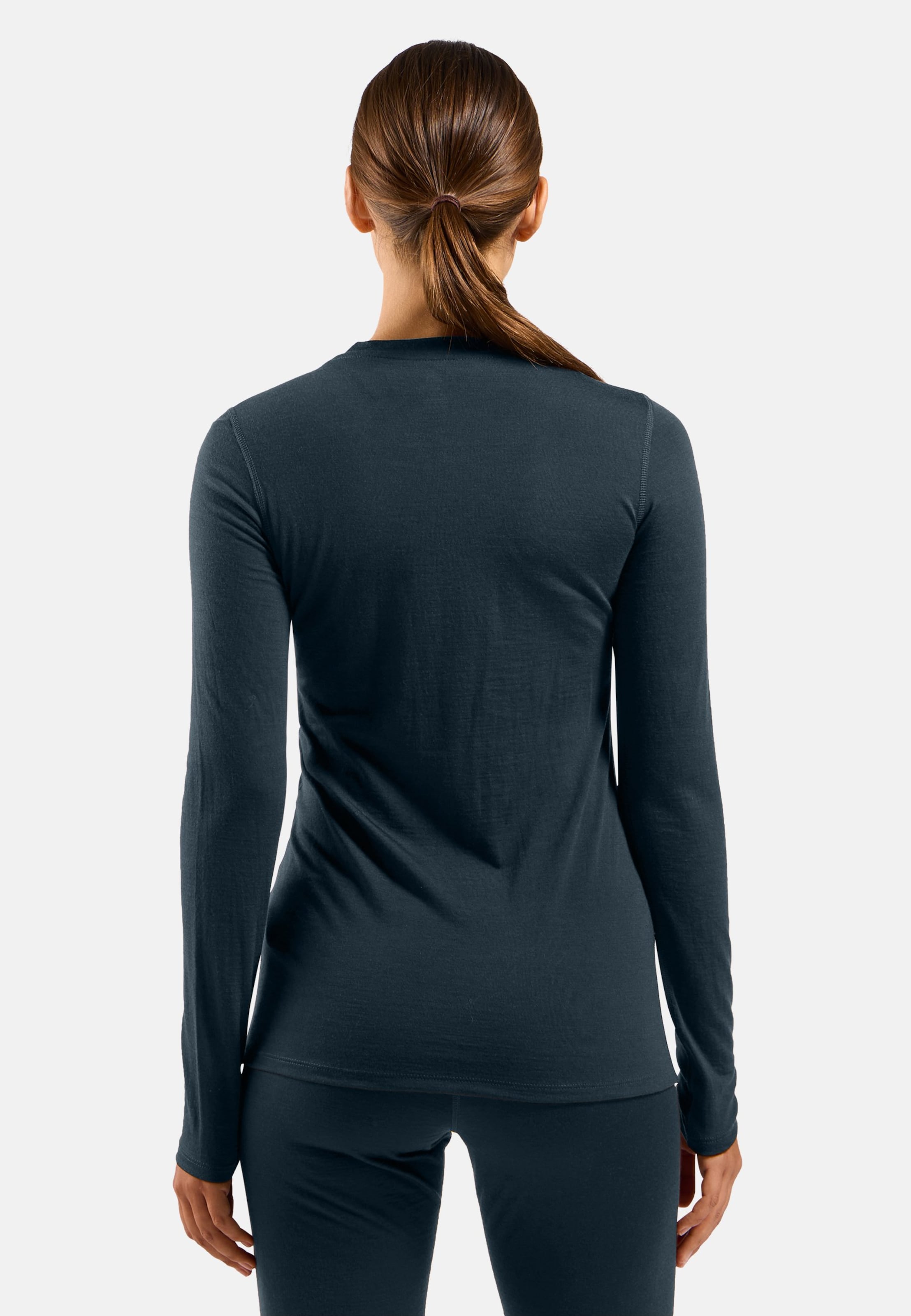 Natural Merino 160 Base Layer Langarmshirt in dark sapphire