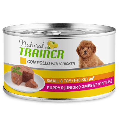 Trainer Hundefutter Natural Small & Toy Puppy & Junior Huhn 150g