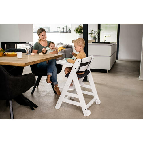 Chaise haute Beta+ avec accessoires - Bois - HAUCK
