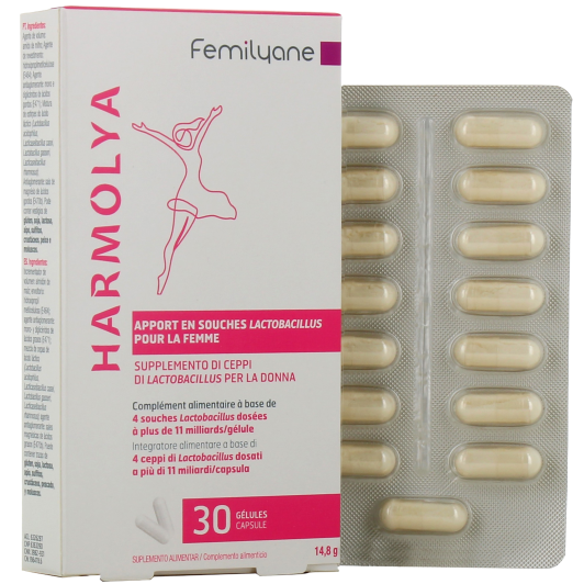 Bailleul Femilyane Harmolya - Probiotique vaginal, confort intime