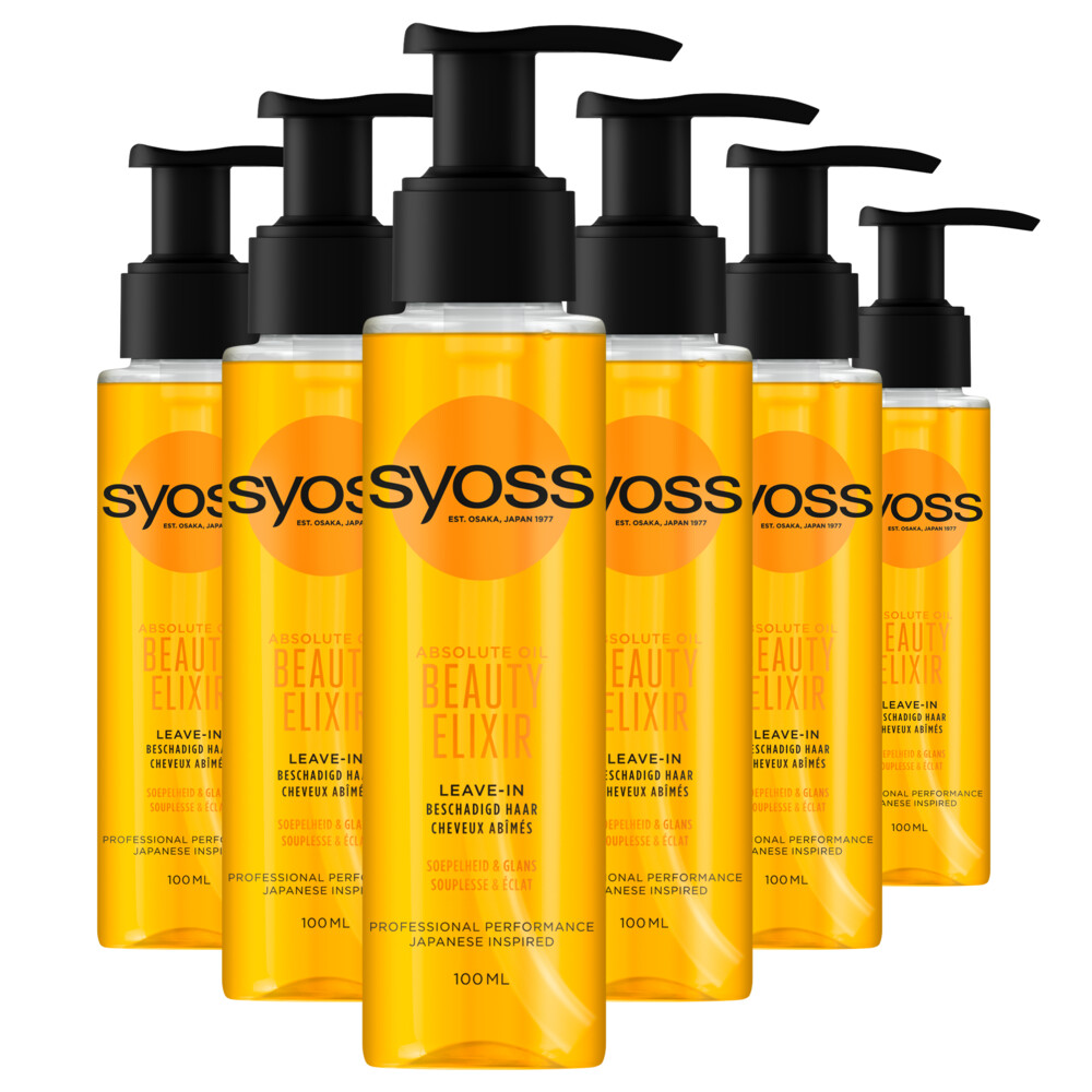 6x Syoss Beauty Elixir Absolute Haarolie100 ml