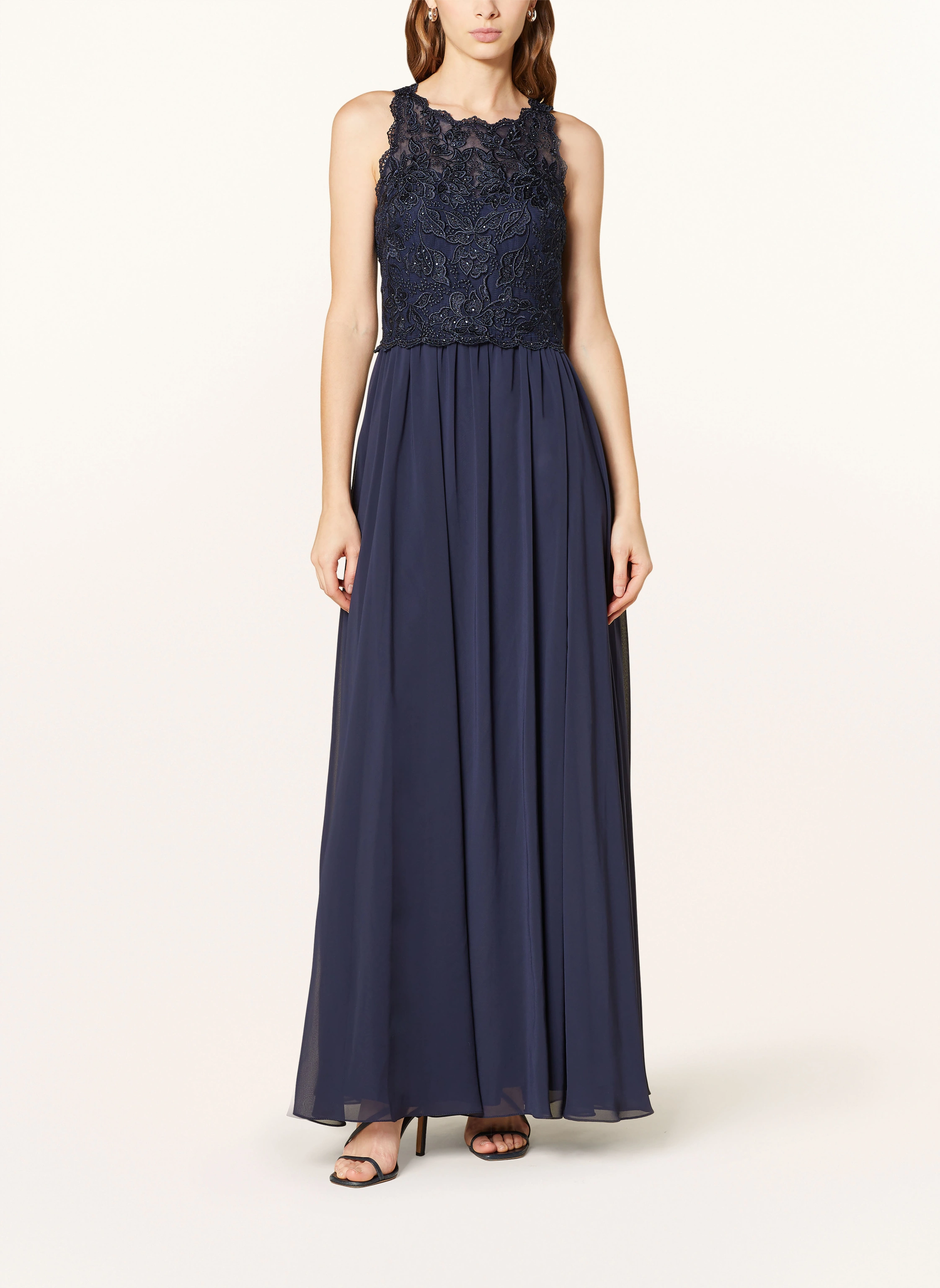 Hey Kyla Abendkleid mit Spitze und Schmucksteinen