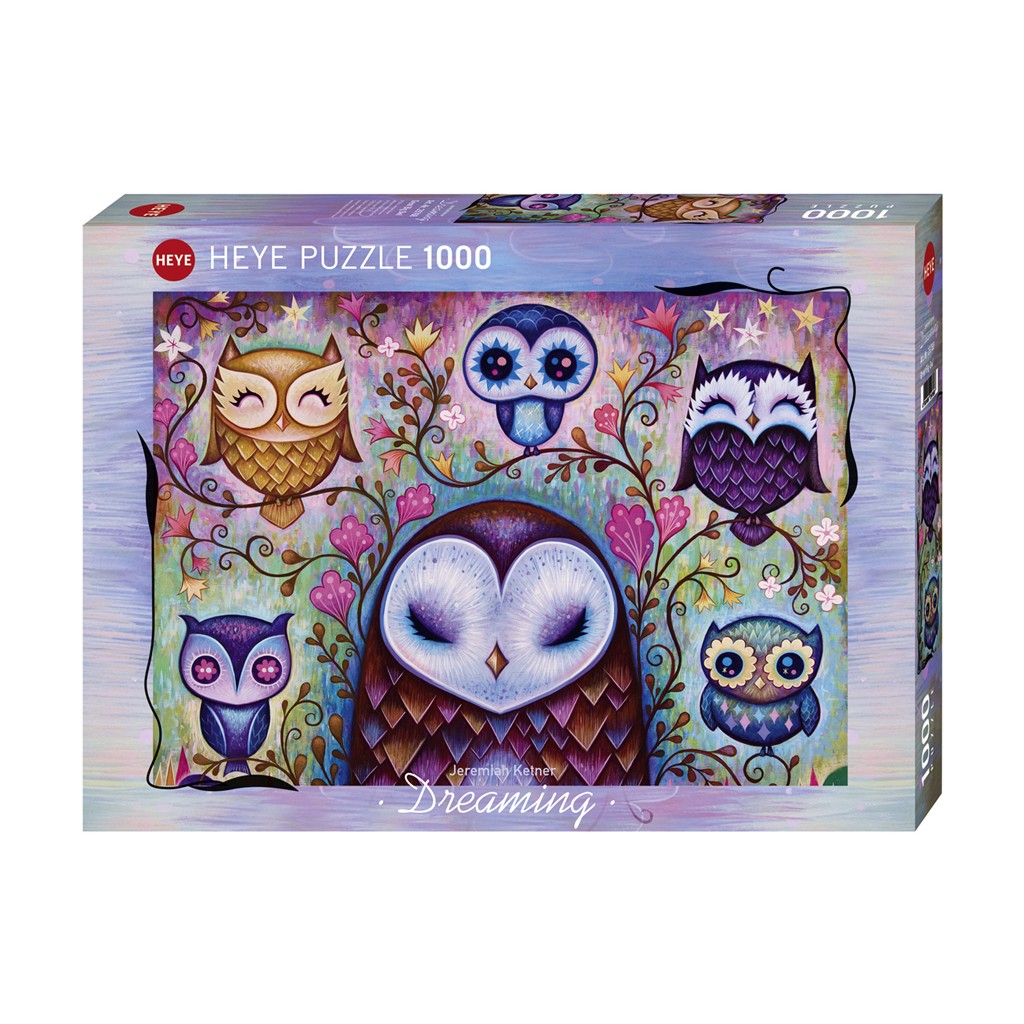 Puzzle - Dreaming-Great Big Owl de Jeremiah Ketner - 1000 Pièces