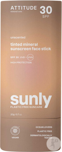 Attitude Bâton Solaire Minéral Visage Sans Odeur IP30 Stick 30g