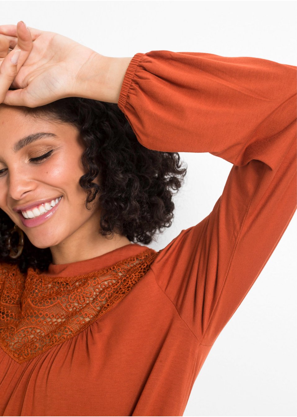 Blouse à dentelle