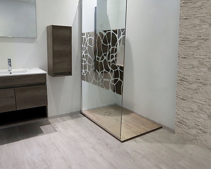 Receveur de douche Naturo Bois 80 x 120 cm Ondee