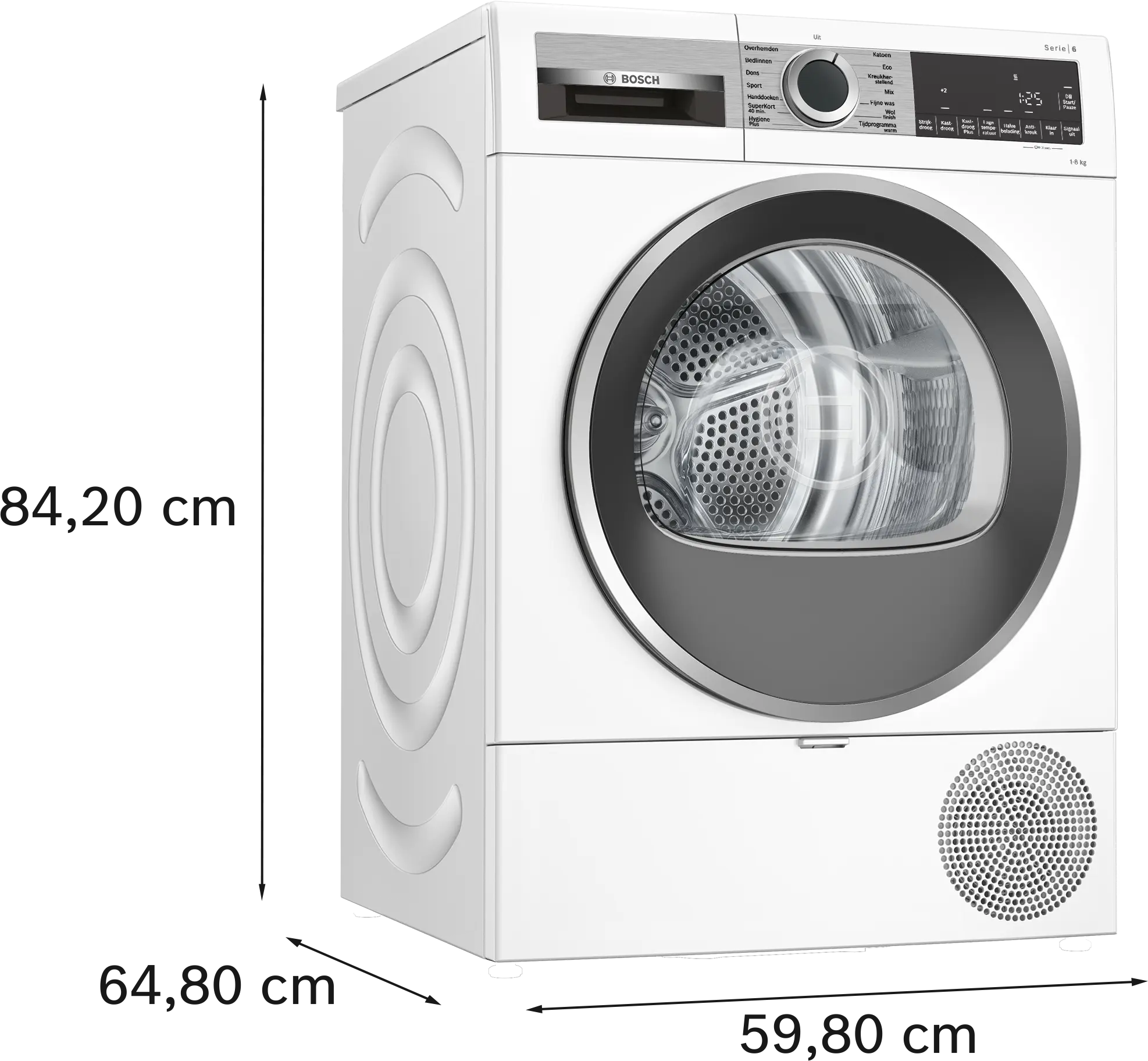 Serie 6 Warmtepompdroger 8 kg