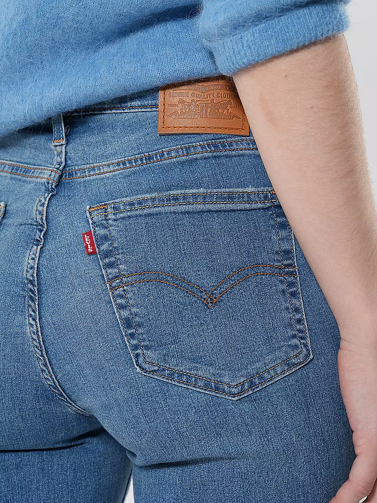 LEVI'S® Jeans Straight Fit 724 HIGH RISE COOL JO blau