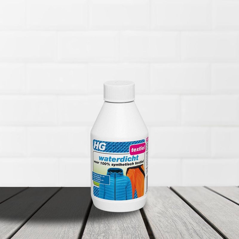 HG waterdicht 100% synthetisch textiel - 300 ml - water- en vuilafstotend - handwas en wasmachine