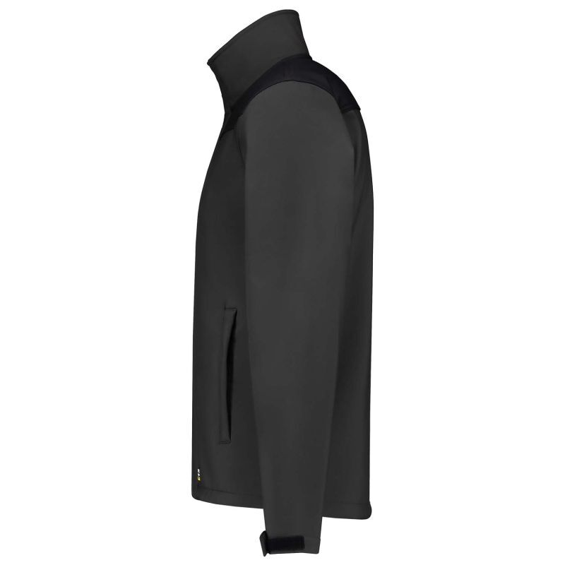 Tricorp Bicolor 402021 - Softshell jas - Donkergrijs Zwart - 3XL