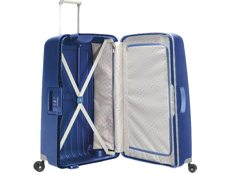 Samsonite Reisekoffer S'Cure 79 l, Blau Reisegepäck