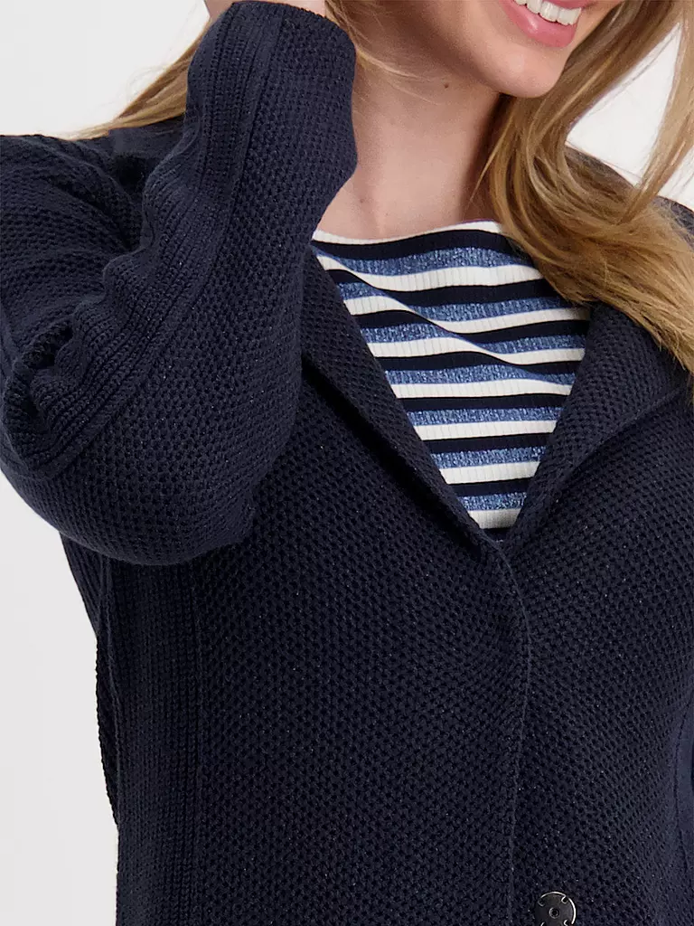 MONARI Strickmantel dunkelblau