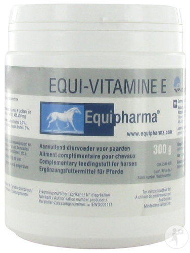 Ecuphar Equipharma Equi-Vitamine E Aliment Complémentaire Chevaux 300g