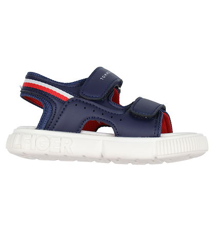 Tommy Hilfiger Sandalen - Streifen Klettband - Blau