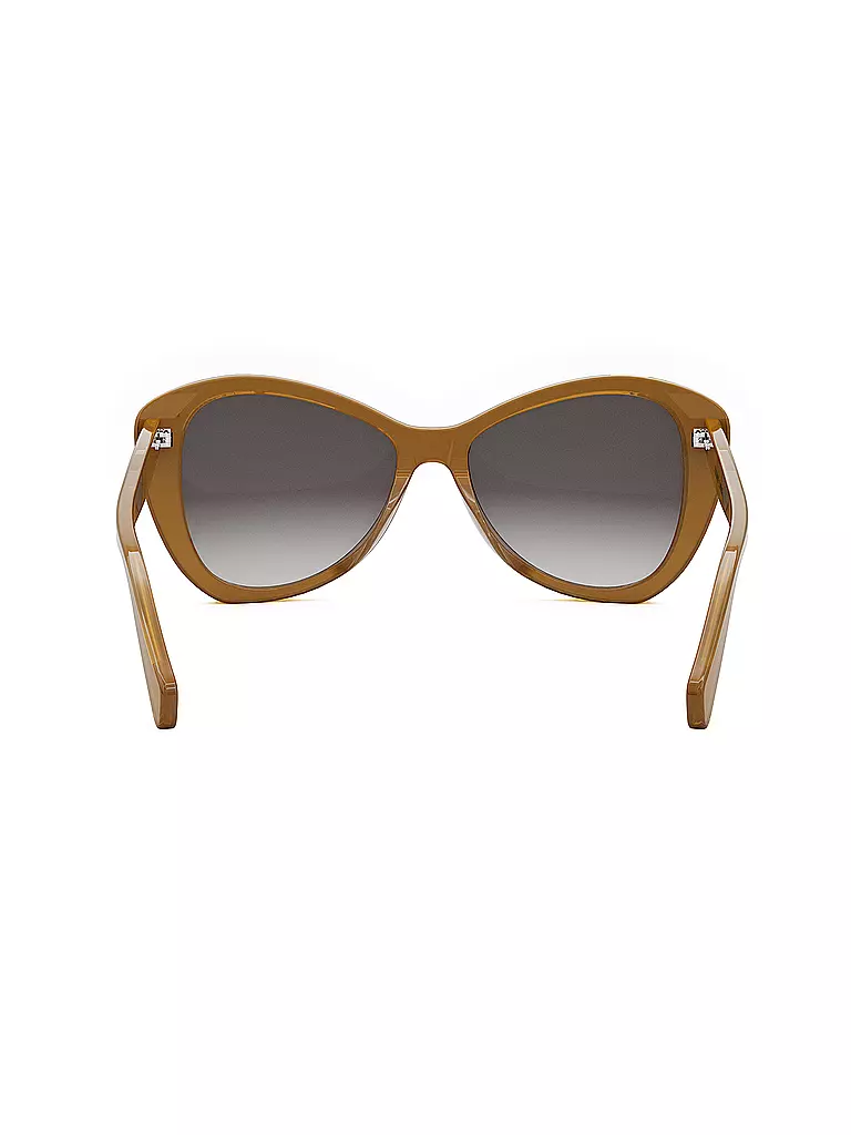 CELINE CELINE Thin gelbe Butterfly Sonnenbrille beige