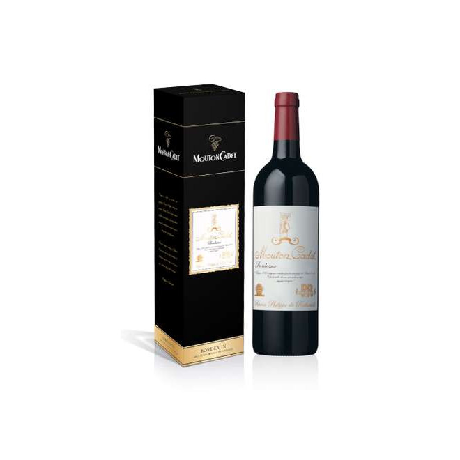 6 bouteilles Mouton Cadet Cuvée Héritage 2019 en Ecrin Individuel