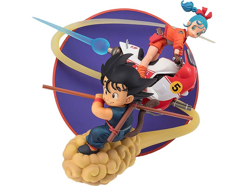 Tamashii Nations Figur Dragon Ball Son Goku & Bulma Sammelfigur aus dem Dragon Ball-Universum