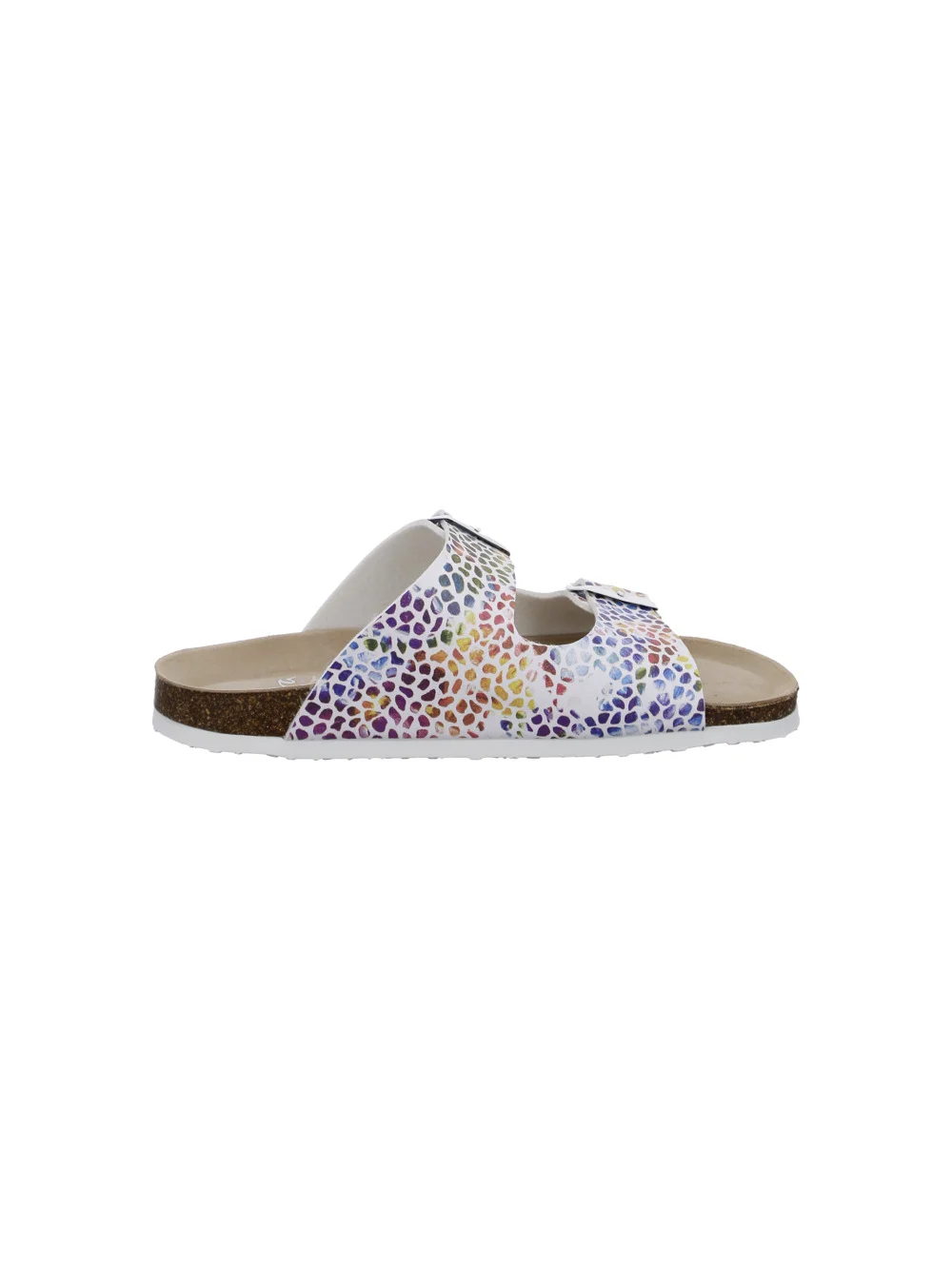 Pantolette Maui weiß multi
