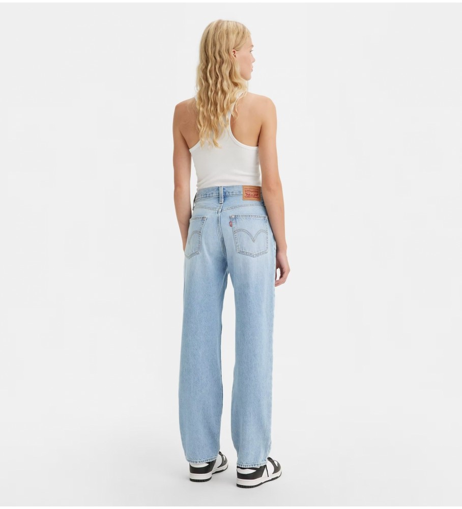Calça jeans folgada Levi's de 1994, azul.