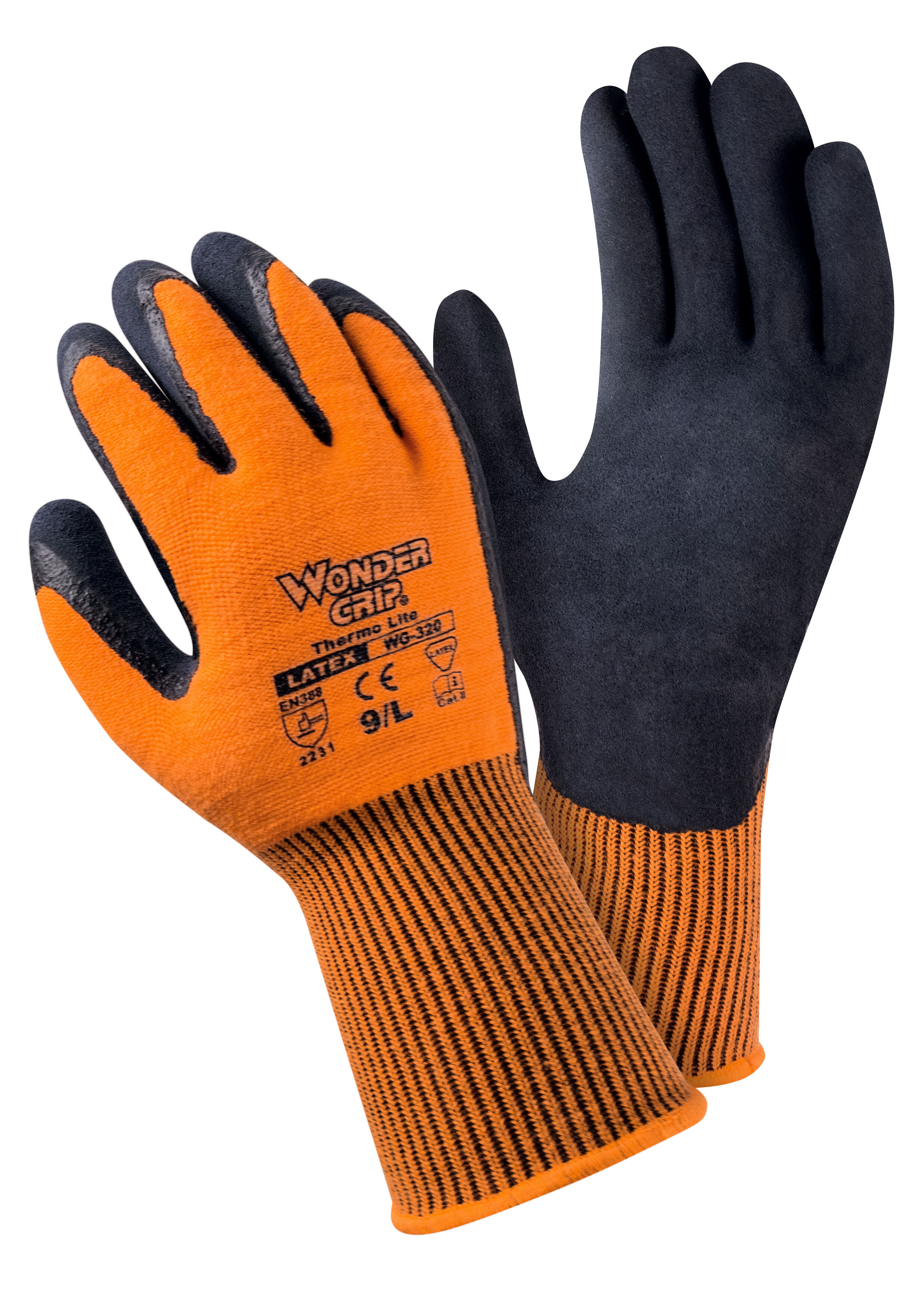 WONDERGRIP Schaumlatex-Handschuh warm 3er Pack