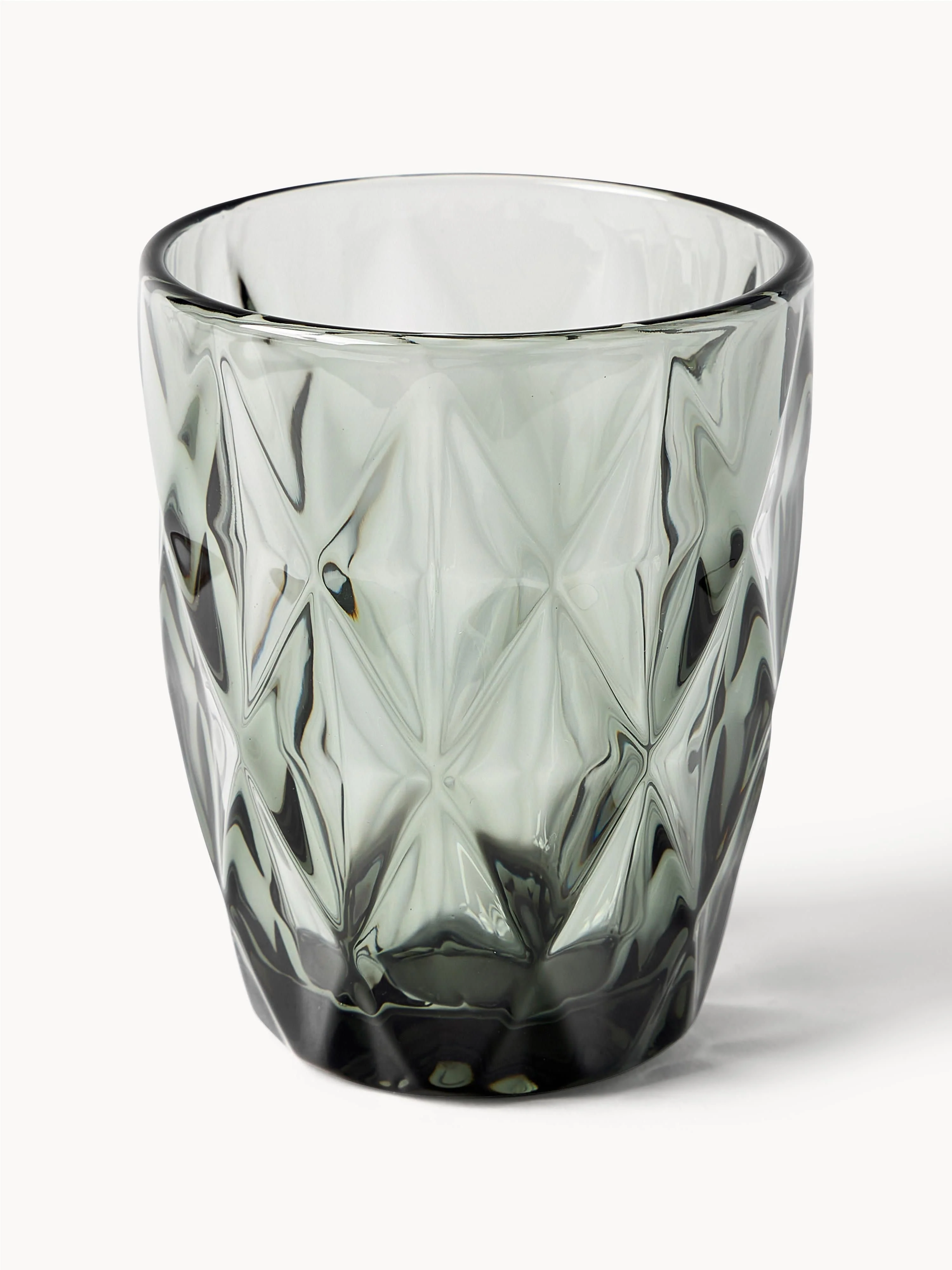 Drinkglazen Colorado met textuurpatroon, 4-delig