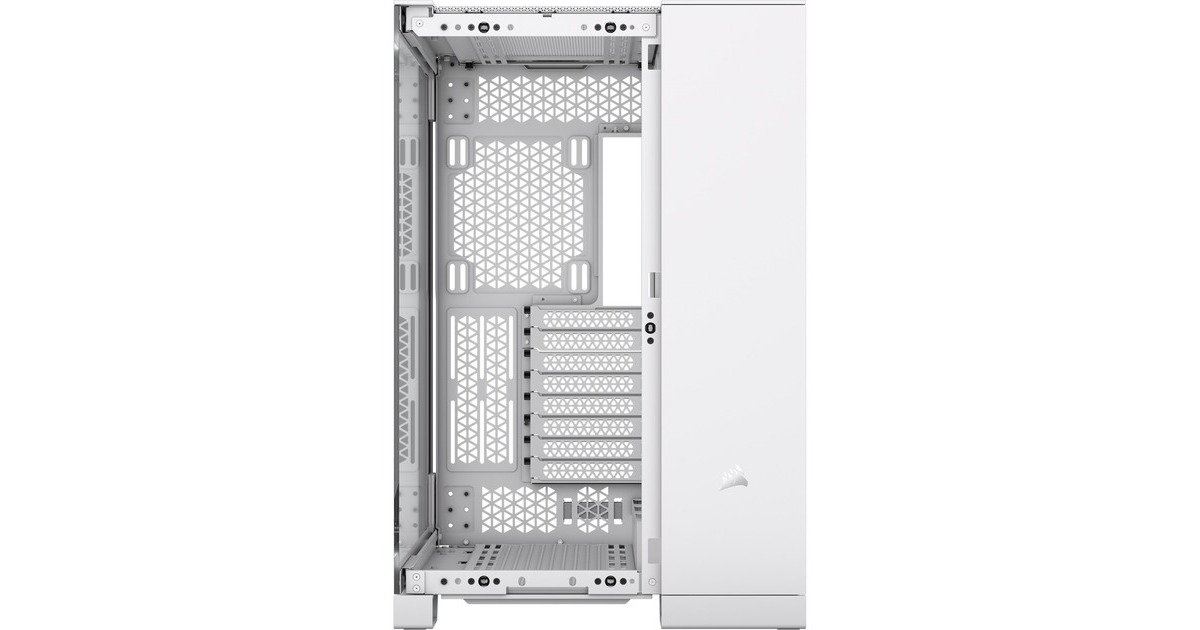 Corsair6500X midi tower behuizing  (Wit | 4x USB-A | 1x USB-C | Tempered Glass)