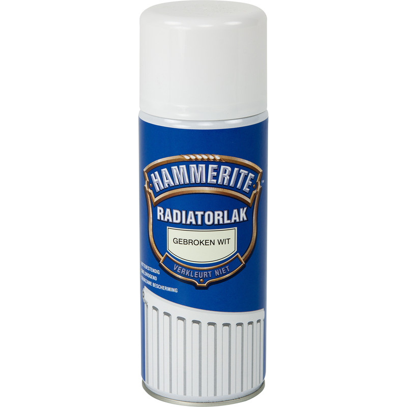 Hammerite radiatorlak 400ml gebroken wit