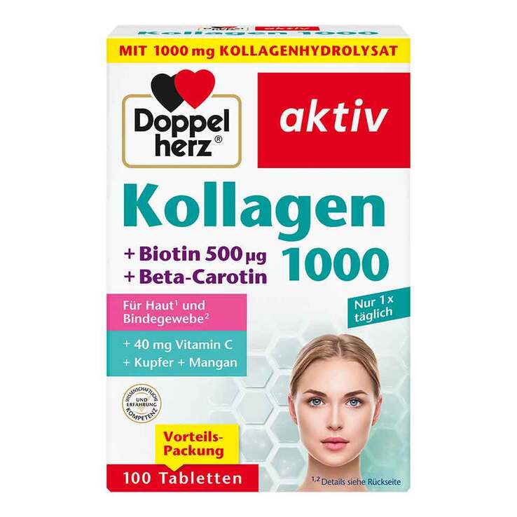 Doppelherz Kollagen 1000 Tabletten, 100 St