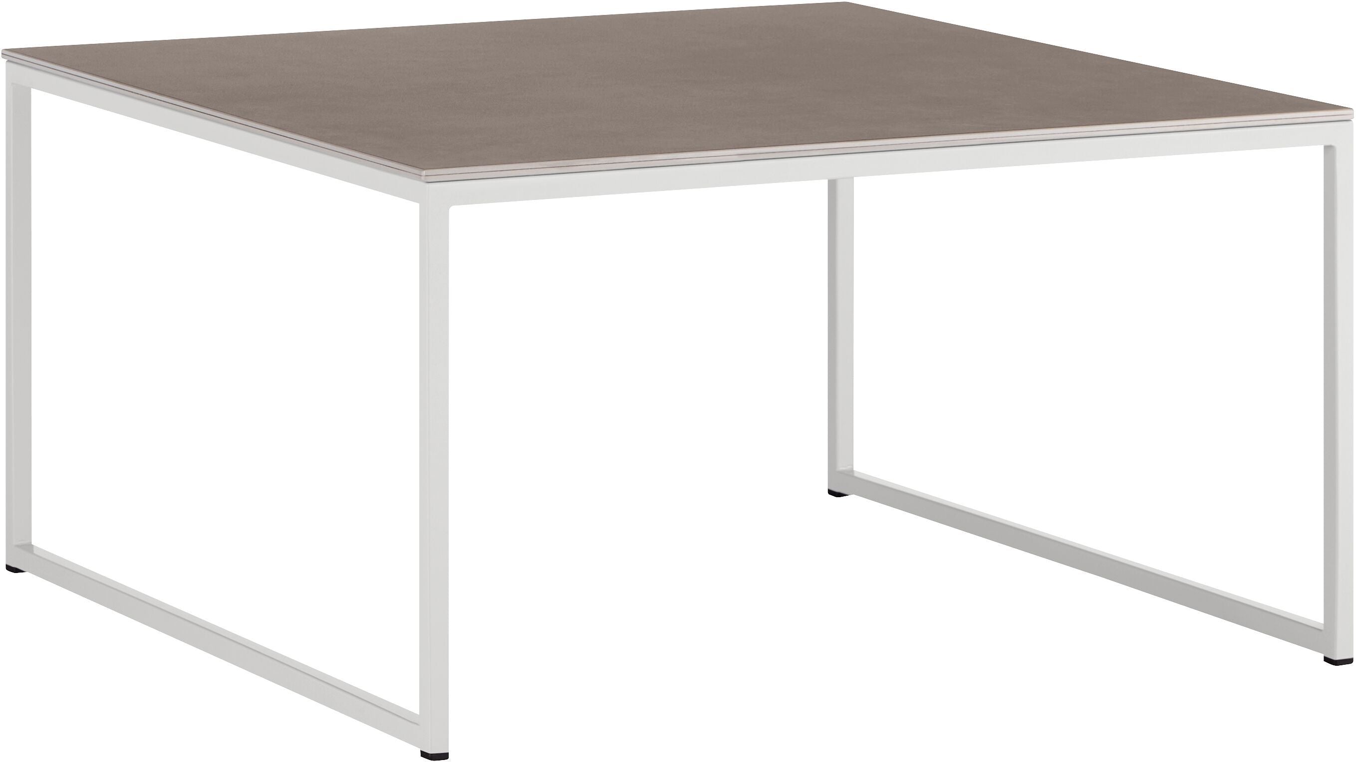 AVEA Salontisch - Beton hell / grau / B: 65.0 cm x T: 65.0 cm x H: 35.6 cm