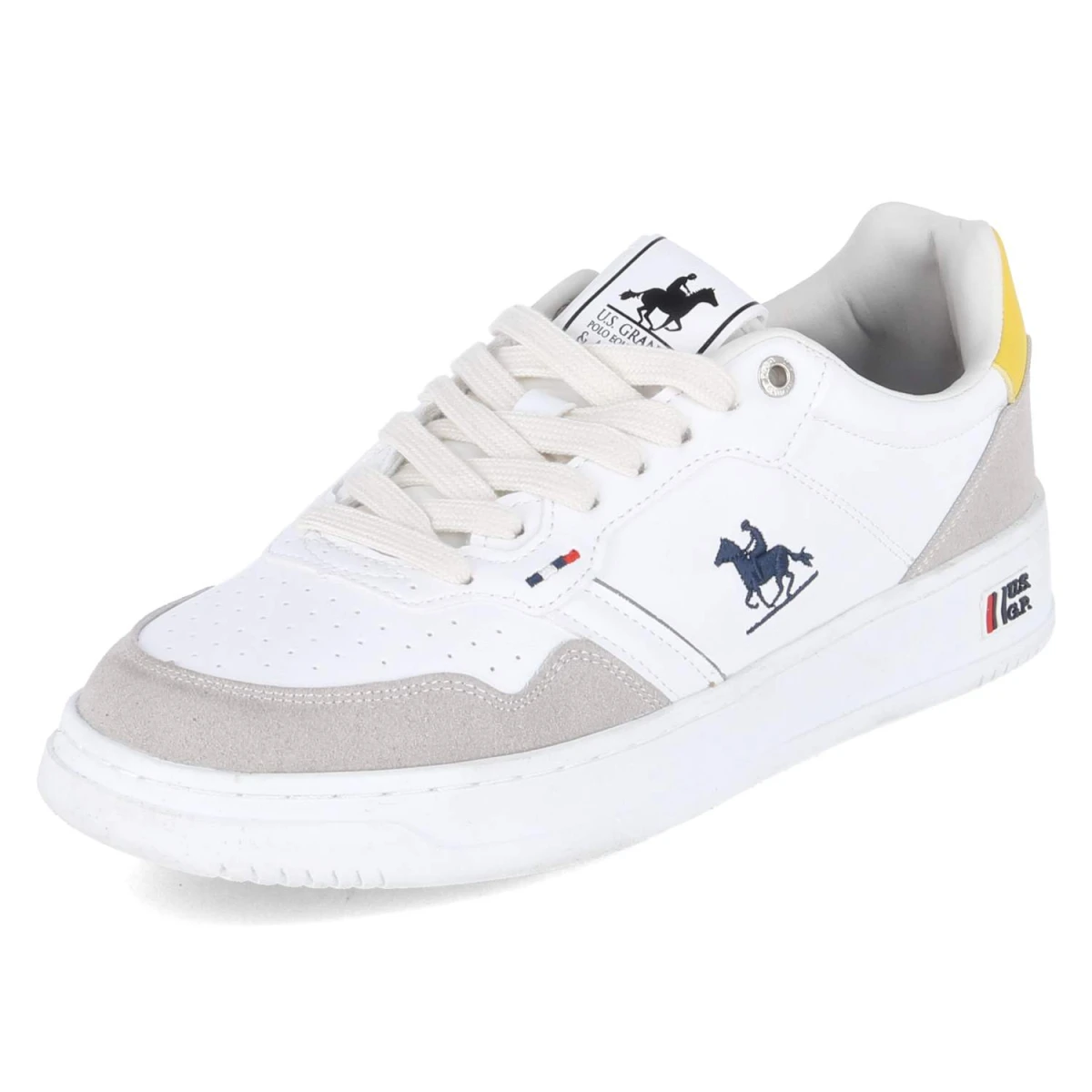 U.S. Grand PoloSneaker GINNICA MIX2 - White/Yellow