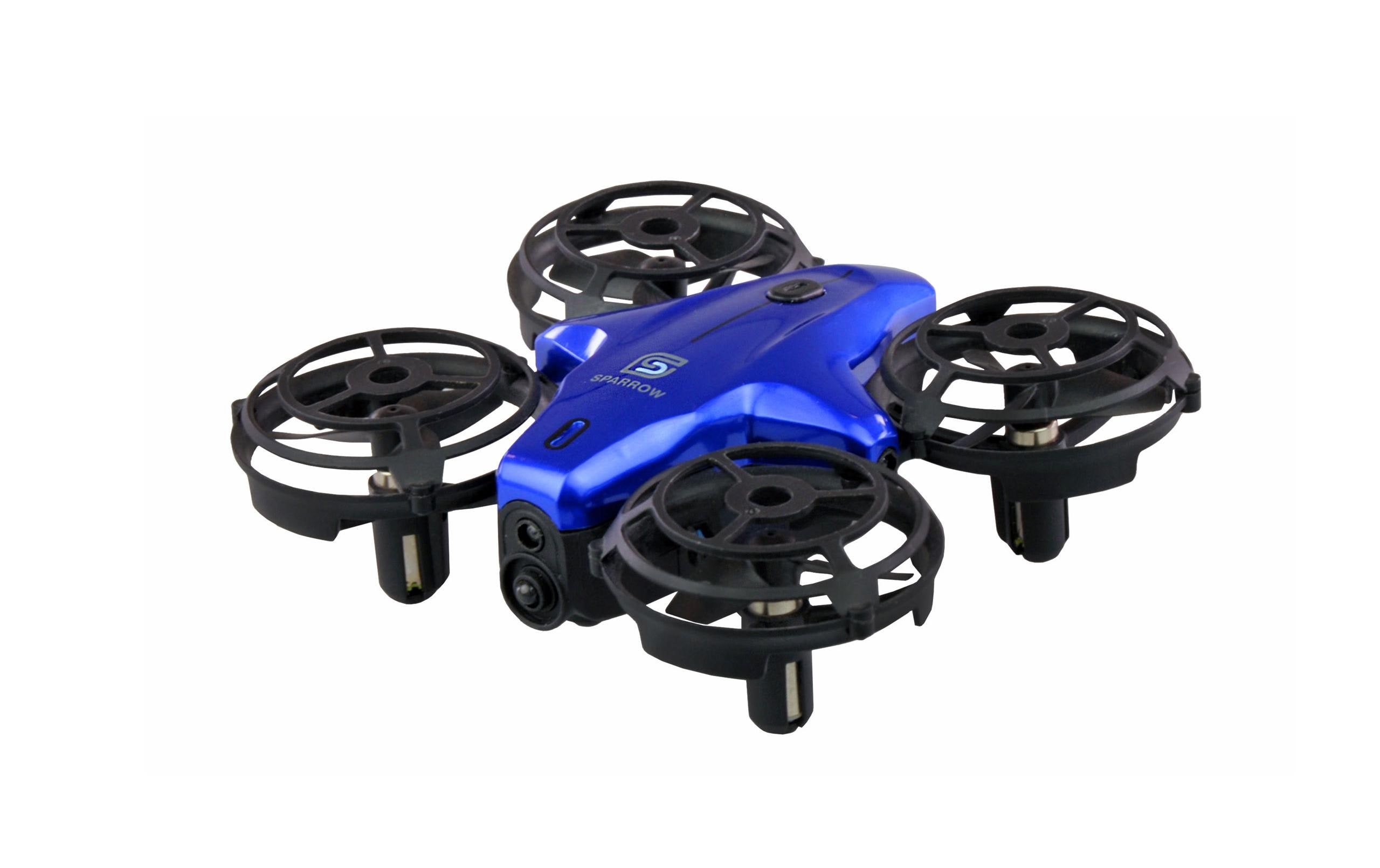Drohne Sparrow, Blau, RTFSparrow Mini-Drohne mit Sensoren