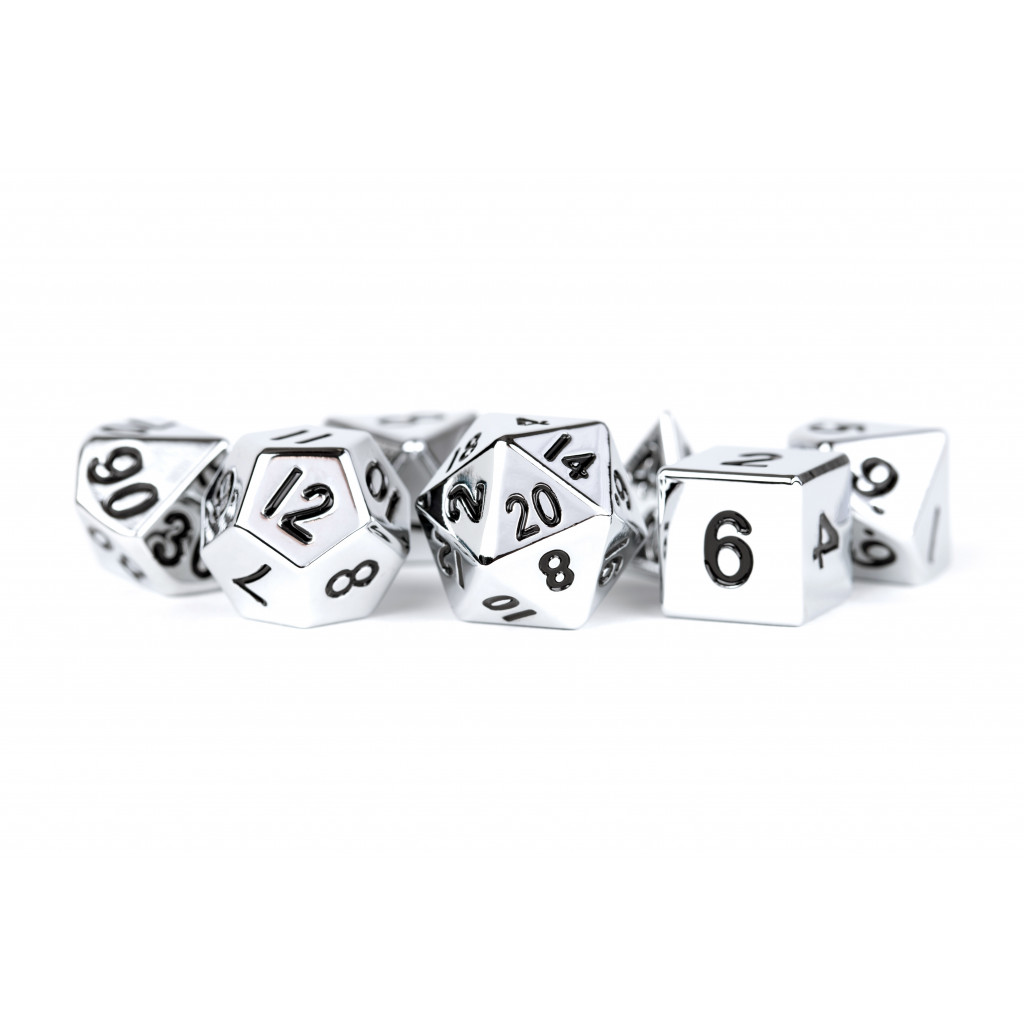 Set de 7 Dés JDR - Métalliques