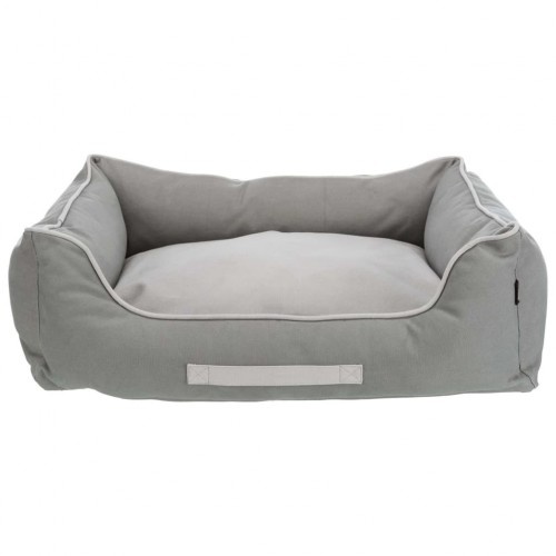 Cama cinza para animais de estimação